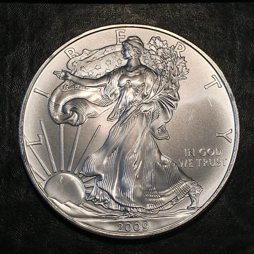 2009 Uncirculated American Silver Eagle US Mint Issue 1oz Pure Silver #i951