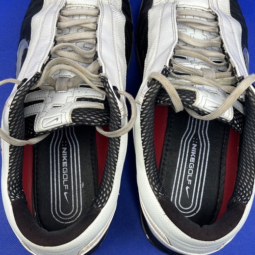 Nike Air Zoom Elite II Golf Shoes Mens Size 11 Black White Red 336036-101 Cleats - Picture 5 of 10