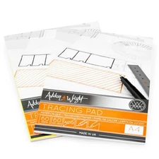 2 x Ashton and Wright - A4 Tracing Pad - High Quality 60gsm Paper - 60 Sheets
