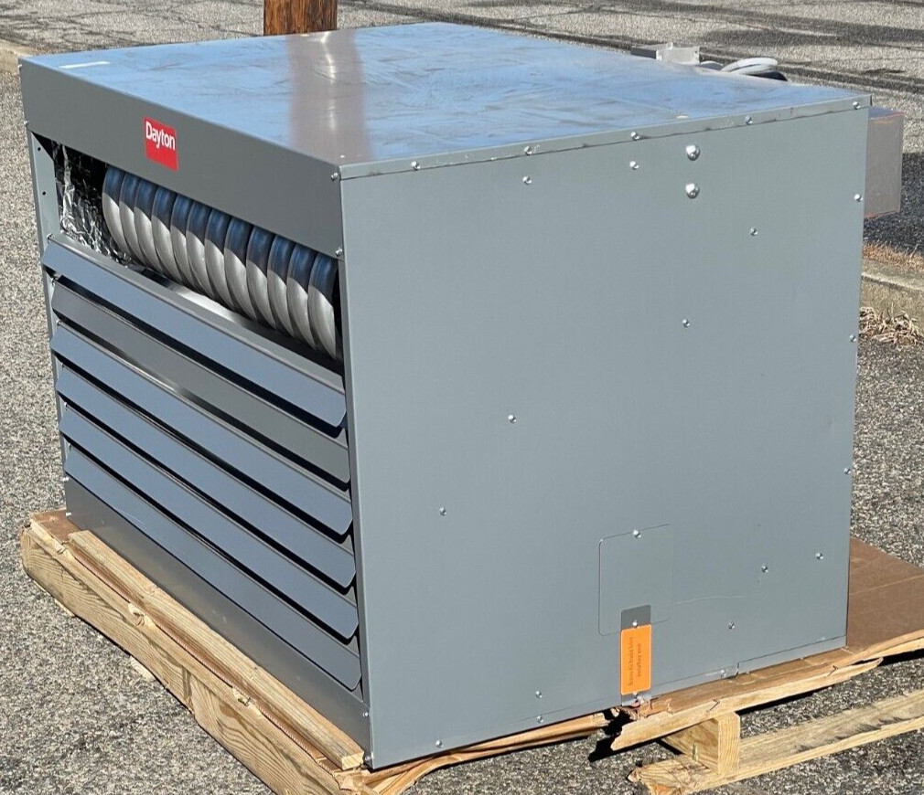 Dayton 55FG72 Commercial Gas Fired Wall Ceiling Shop Warehouse Heater 300k BTU