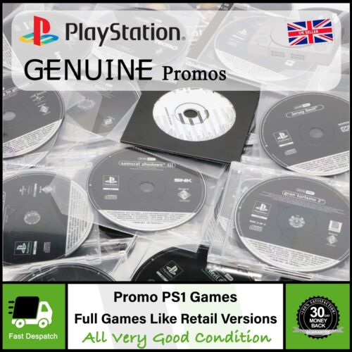Sony PlayStation PS1 PSOne Promo Discs Games Versions You Choose - Afbeelding 1 van 57