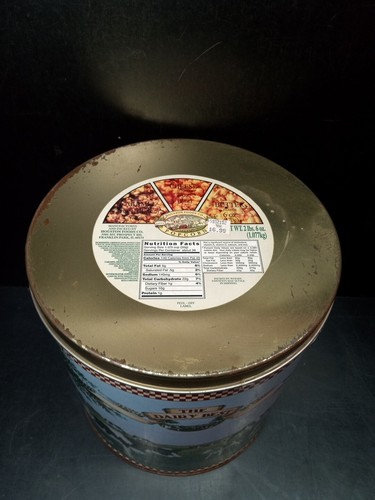 Vintage Houston Foods Co. Metal Can Popcorn Tin Barn Farm Cow "The Dairy Best" - Picture 2 of 24