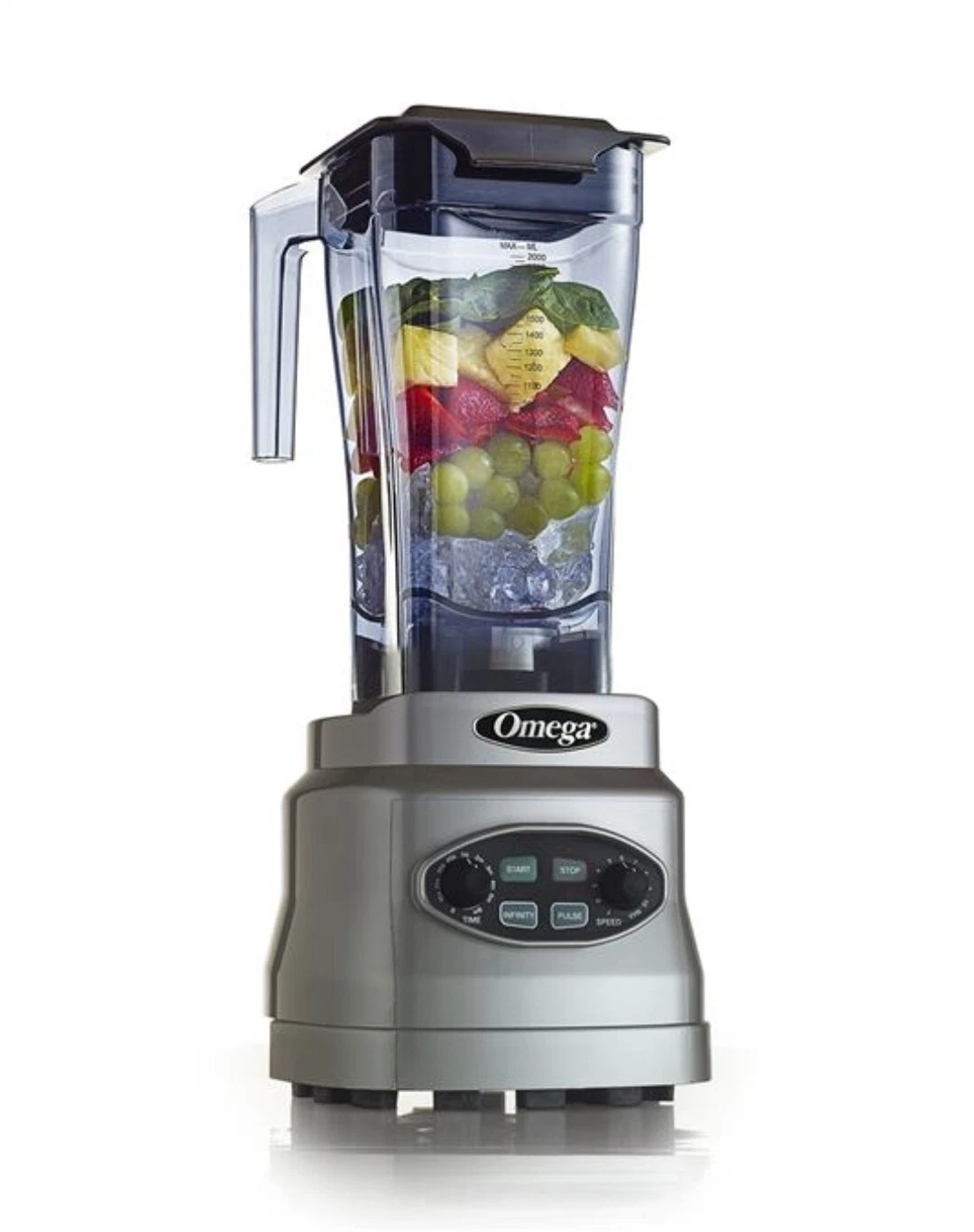 Omega OM7560 Blender in Silver Top Quality Build Free Next Day Delivery UK Based