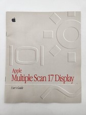 Apple Multiple Scan 1705 Display User's Guide 17 Inch CRT Manual p.n. 030-5135-A