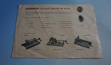 FM22-1348: Märklin Bauanleitung Universal Zahnrad Nr. 22 / 14