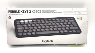 Logitech Pebble Keys 2 K380s Bluetooth Tastatur - Grafit, Deutsch
