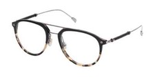 Tod's TO5267 005 Black Havana Aviator Plastic Optical Eyeglasses Frame 53-20-145