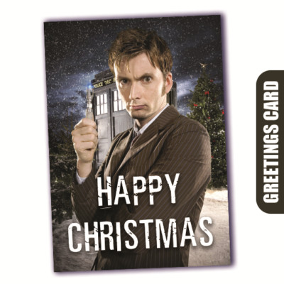 Doctor Who David Tennant Weihnachtskarte (A5) ''Frohe Weihnachten''