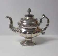 American COIN SILVER Tea Pot, Samuel ROCKWELL, New York, c.1840