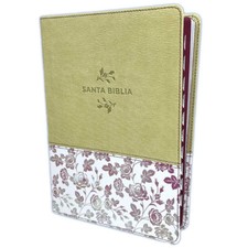 Biblia Nueva Traduccion Viviente NTV Letra Grande sentipiel beige con indice