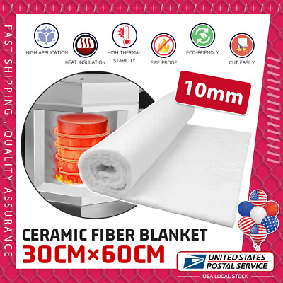 Thick 10mm High Density Fireproof Motorcycle Ceramic Fiber Exhaust Muffler Mat