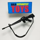Vtg GI Joe Sneak Peek & Footloose RIFLE gun original black weapon accessory