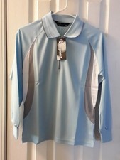 Polo Aerocool Sports Wear para mujer azul cielo talla pequeña