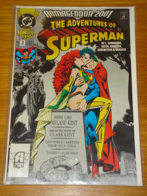 SUPERMAN ADVENTURES ANNUAL #3 VOL 2 DC COMICS NEAR MINT CONDITION OCTOBER 1991