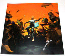 LOGIC SIGNED NO PRESSURE ALBUM POSTER w/COA 18x18 BOBBY TARANTINO UNDER SOLD OUT