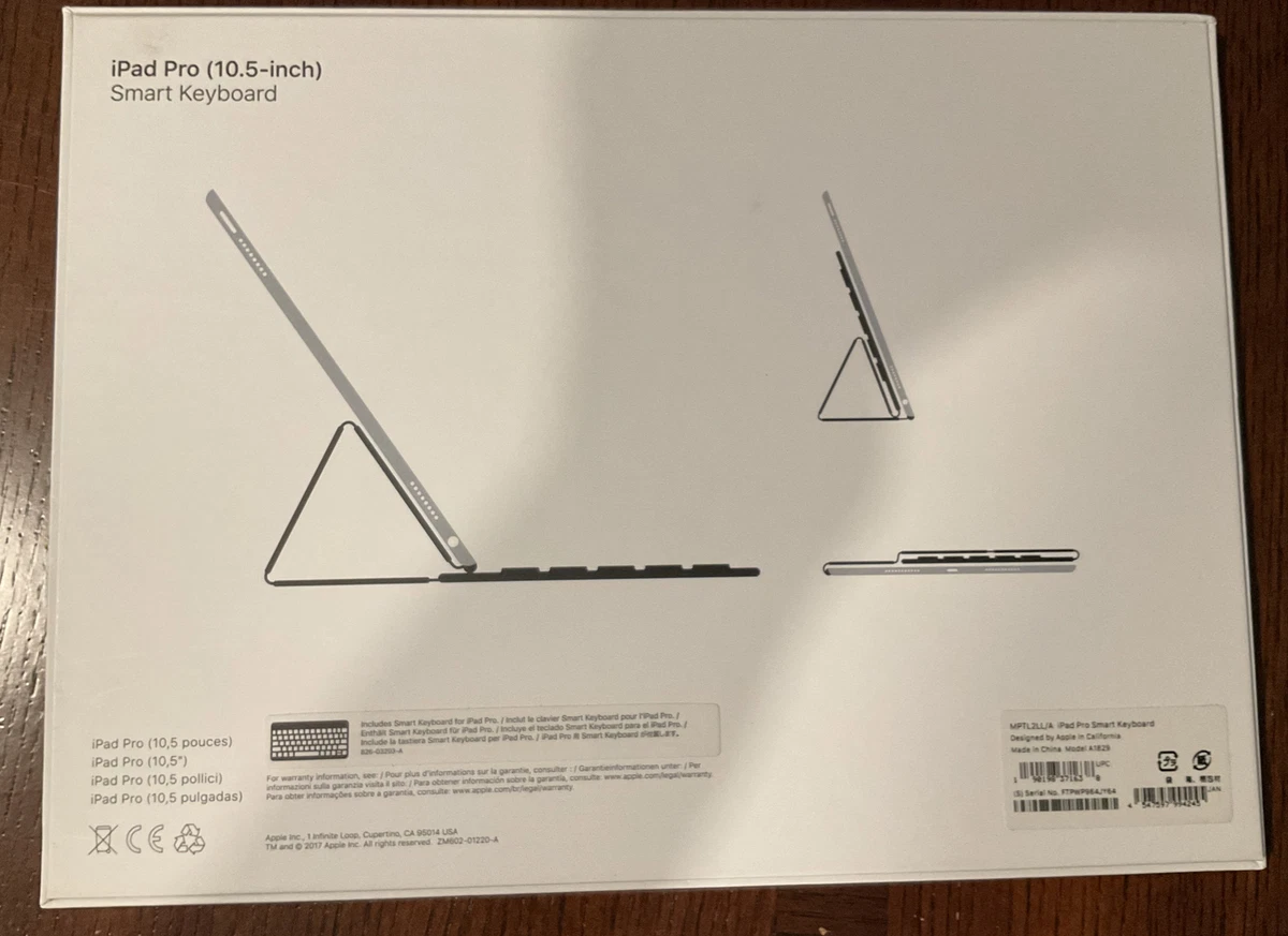 Apple iPad Pro 10.5-inch Tablet (Wi-Fi ) A1701 64GB/Rose Gold & Smart Keyboard