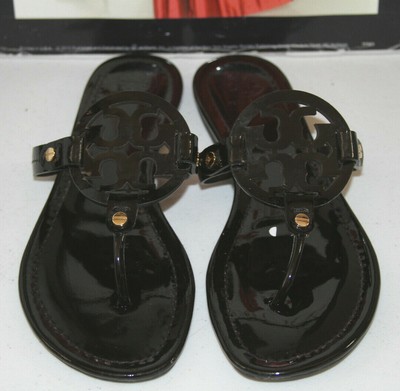 tory burch sandals black patent