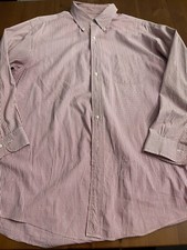 Brooks Brothers Mens Size 17 1/2 Full Button Long Sleeve Dress Shirt