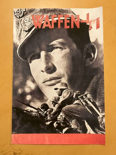 WW2 WWII German Army Military Third Reich Soldier "weapons"Repro Print Poster