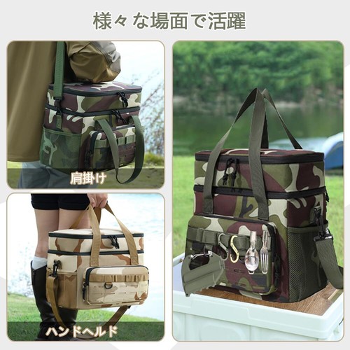 18L Tactical Lunch Box, Insulated Lunch Bag, Large Durable Leakproof Cooler Bag - Picture 3 of 12