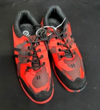 Double Red Steel Toe Cap Mens Safety Shoes  Red/Black Size 9.5