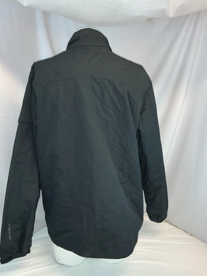 Chaqueta Abrigo Impermeable Merrell OptiShell XL Hombres Negro Nylon Como Nueva YGI K0-328 Foto 4 de 4