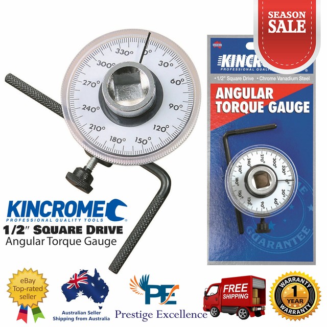 Kincrome Angular Torque Gauge 1/2″ Inch Square Drive with Adjustable