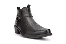 Stivali Da Cowboy Uomo US Brass | Stile Western | Tacco 5.1 Cm | Tomaia Sintetica - Foto 2