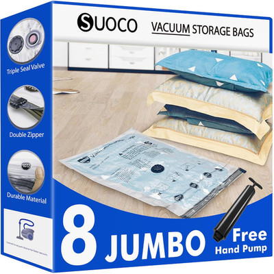 Vakuumbeutel für Kleidung 8 Jumbo 100x70 cm Handp