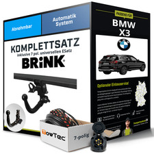 Für BMW X3 Typ G01 , F97 , G08 Anhängerkupplung abnehmbar +eSatz 7pol uni. 17-