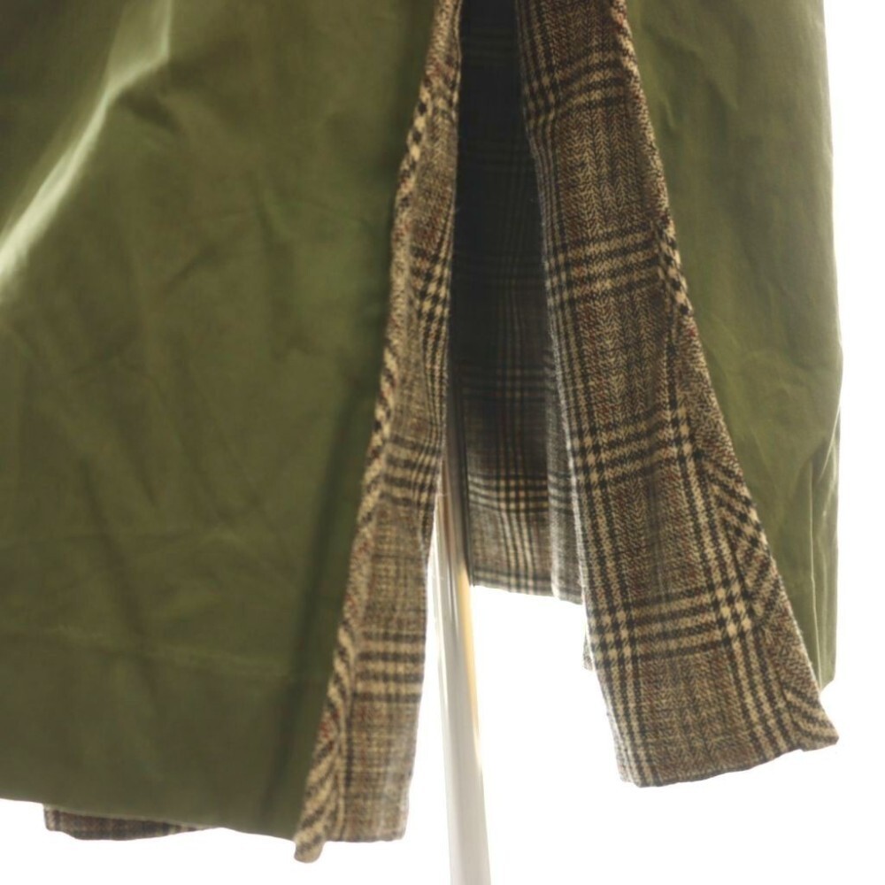 Ameri VINTAGE Reversible Trench Coat Check Khaki … - image 8