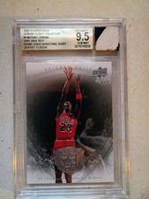 Michael Jordan#8 With 85 ROY Shirting Shirt Patch Upper Deck Legacy.
