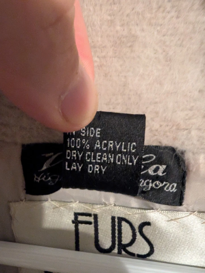 Venesha 80% angora fuzzy sweater coat - Image 4 of 4