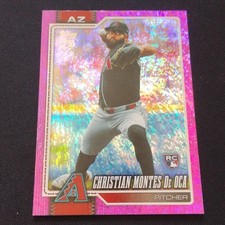 Topps 2025 Christian Montes De Oca Rookie Card #644 Arizona Diamondbacks. rookie card picture