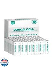 Doucalcell AA Batteries 100 Pack, Maximum Power Ultra Long Lasting Double AA 0.40 per gallon