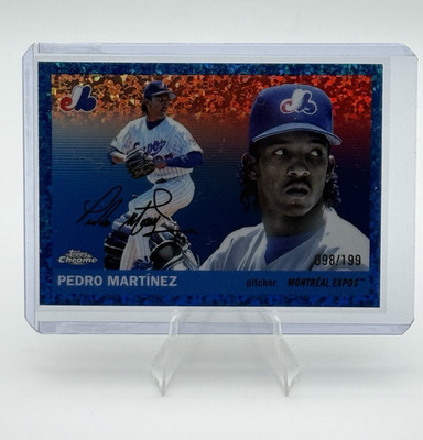 2026 Topps Chrome Pedro Martinez Expos Blue /199