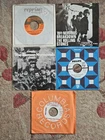 Lot 5 Garage/Psych 45s First Edition Rolling Stones Roman Numerals Sagittarius +