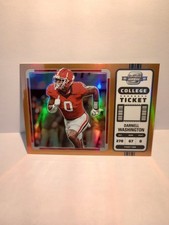 2023 Chronicles Optic Draft Picks Darnell Washington Rookie Orange Card #15