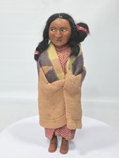 Vtg Native American Bully Good Skookum Doll M...