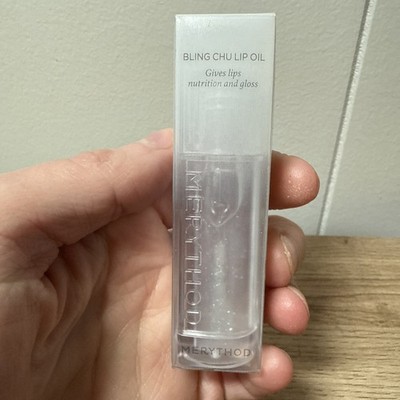 MERYTHOD Bling Chu Lip Oil 3.5ml | Hydrating Glossy Lip Care Sparkles R3