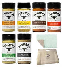 Kinders Seasoning Variety Pack - the Blend, Woodfired Garlic, Buttery Steakhouse