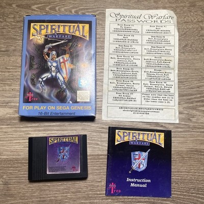 Spiritual Warfare Sega Genesis Complete in Box CIB