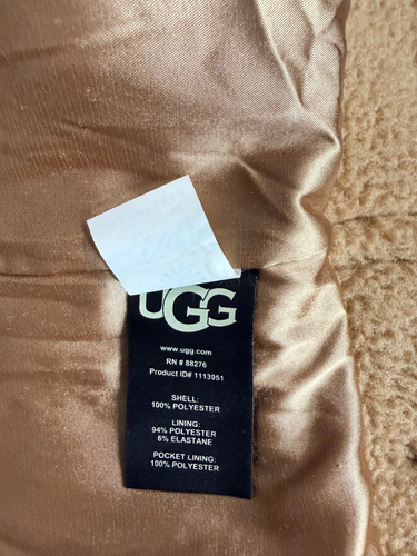 UGG FRANKIE SHERPA TRUCKER JACKET WOMEN SIZE XS CHESTNUT - Bild 6 von 7
