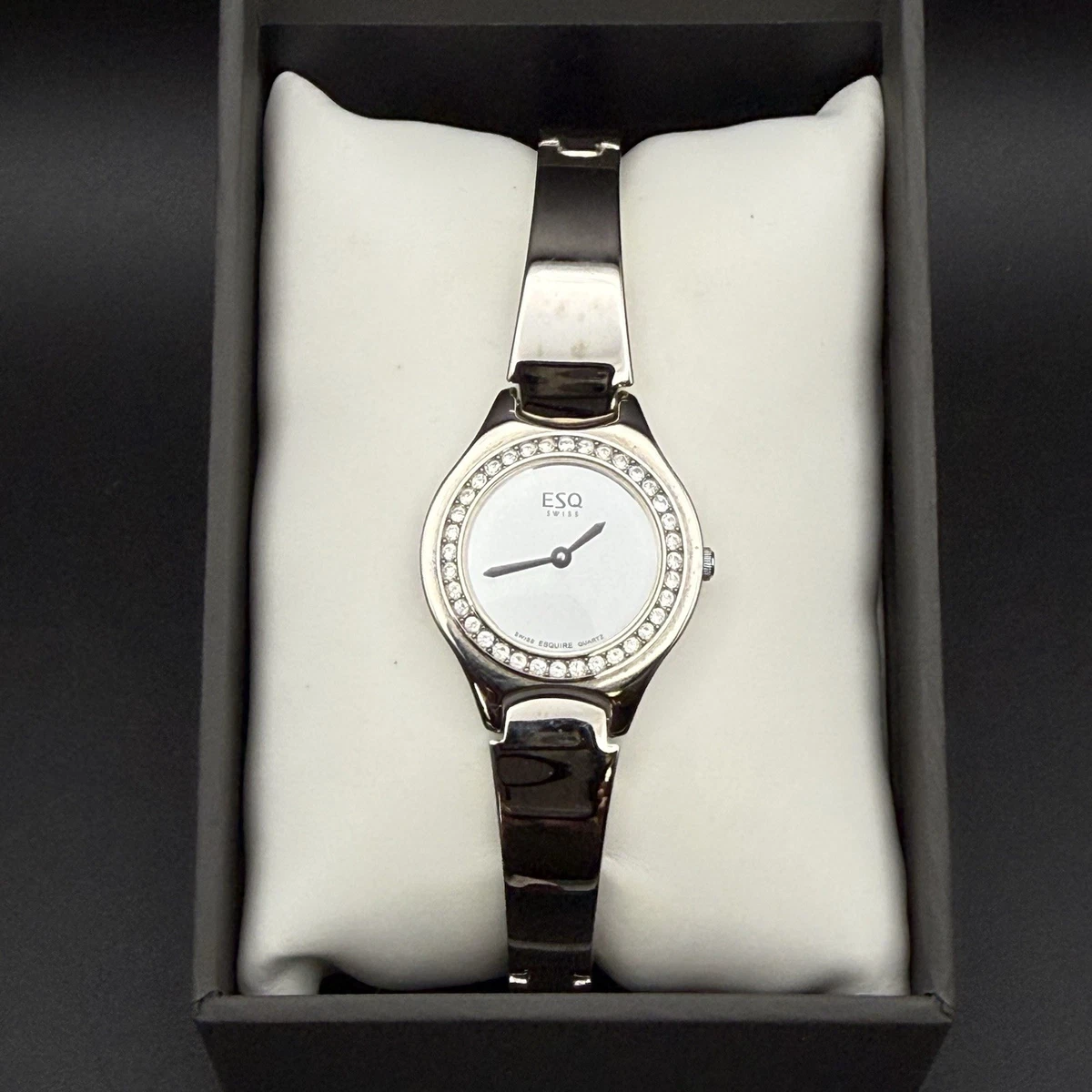 ESQ Movado Stainless Steel Band Round Wristwatches for sale 