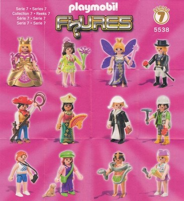 35157, Playmobil 5538, Figures Serie 7, Girls, neuwertig