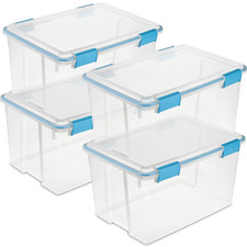Sterilite 54 Quart Gasket Box, Stackable Stor...