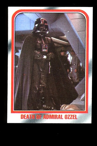 Death of Admiral Ozzel #34 1980 Star Wars: Empire Strikes Back card