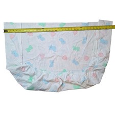 Vintage Cuddle Time Pastel Sleeping Bears Fitted Crib Sheet Made in USA 319104