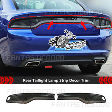 Black Rear Tail Light Covers Trim For Dodge Charger 15-2023 Exterior Accessories