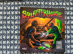 Splatterhouse TurboGrafx-16 CIB w/Outer Box Foam Excellent Condition TESTED TG16
